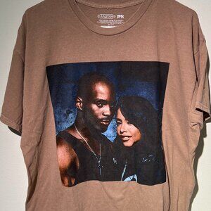 NWOT Aaliyah + DMX Graphic Tee T-Shirt Sz 0X/1X
